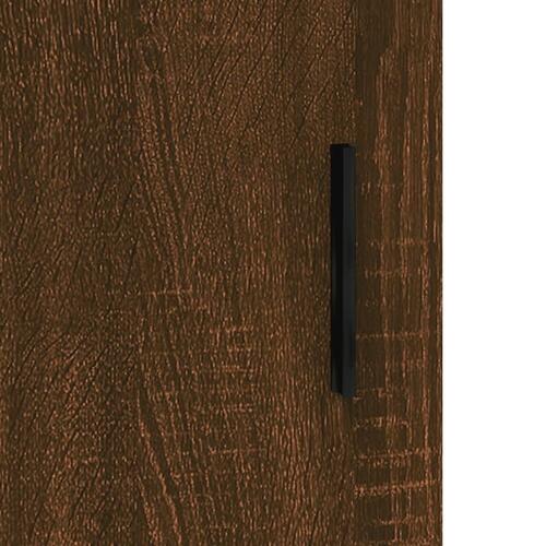Skab 69,5x31x115 cm konstrueret træ brun sonoma-eg