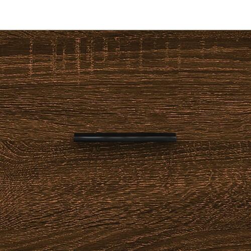 Skab 69,5x31x115 cm konstrueret træ brun sonoma-eg