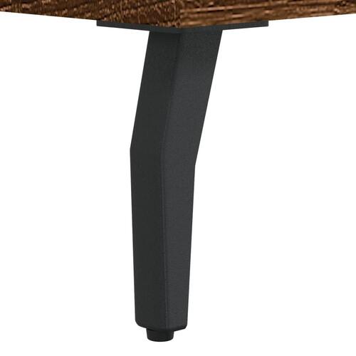 Skab 69,5x31x115 cm konstrueret træ brun sonoma-eg
