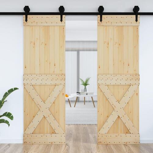 Dør NARVIK 70x210 cm massivt fyrretræ