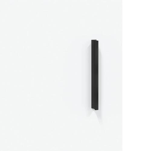 Skab 69,5x31x115 cm konstrueret træ hvid