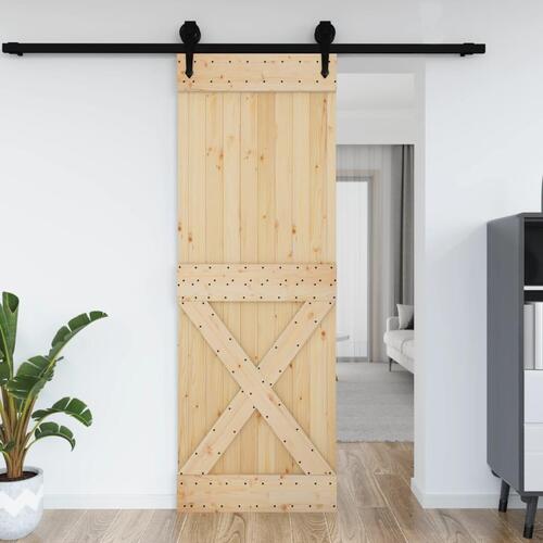 Dør NARVIK 80x210 cm massivt fyrretræ