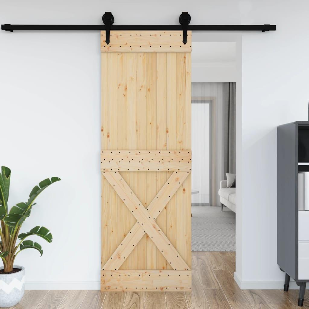 Dør NARVIK 80x210 cm massivt fyrretræ