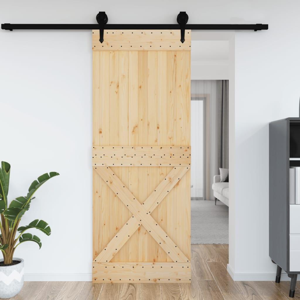 Dør NARVIK 90x210 cm massivt fyrretræ