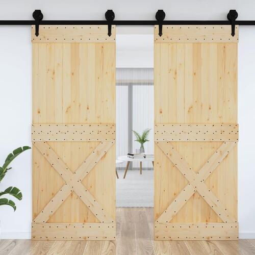 Dør NARVIK 90x210 cm massivt fyrretræ