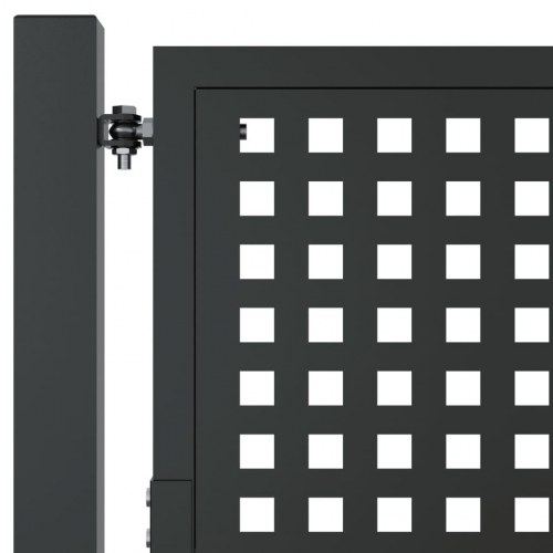 Havelåge i stål - antracitgrå 100×200 cm