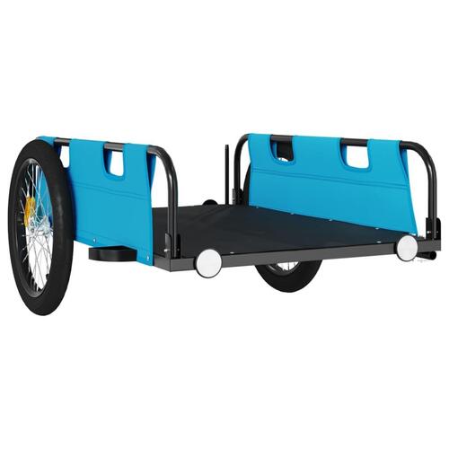 Cykeltrailer oxfordstof og jern blå
