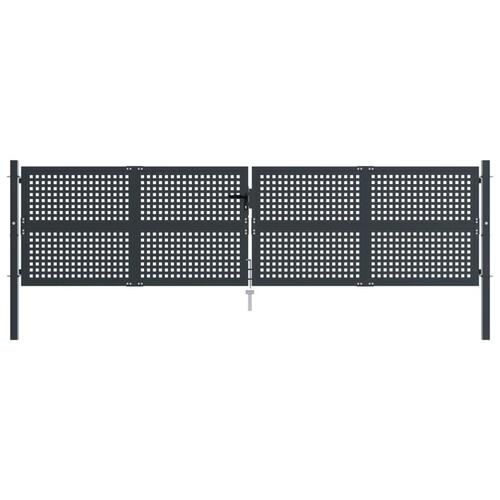 Havelåge 400x125 cm stål antracitgrå