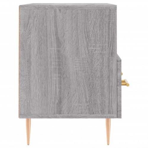 Tv-bord 80x36x50 cm konstrueret træ grå sonoma-eg