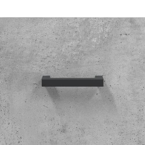 Tv-bord 80x36x50 cm konstrueret træ betongrå