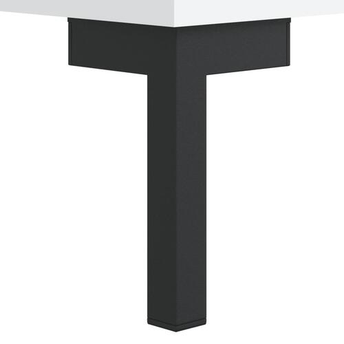 Tv-bord 80x36x50 cm konstrueret træ hvid