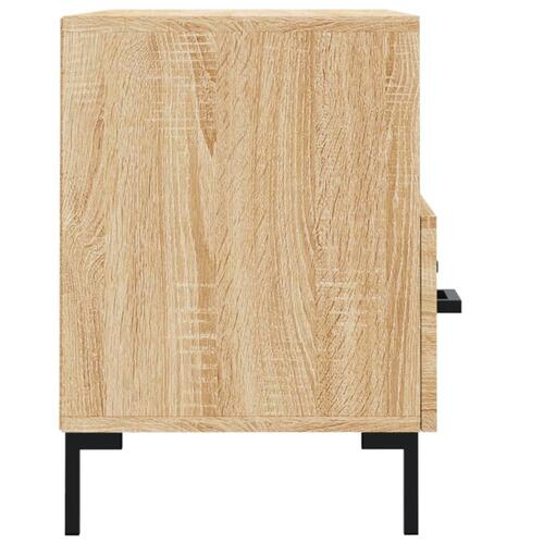 Tv-bord 80x36x50 cm konstrueret træ sonoma-eg
