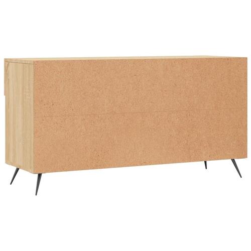 Skobænk 102x35x55 cm konstrueret træ sonoma-eg