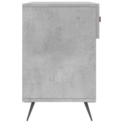 Skobænk 102x35x55 cm konstrueret træ betongrå