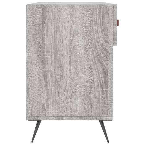 Skobænk 102x35x55 cm konstrueret træ grå sonoma-eg
