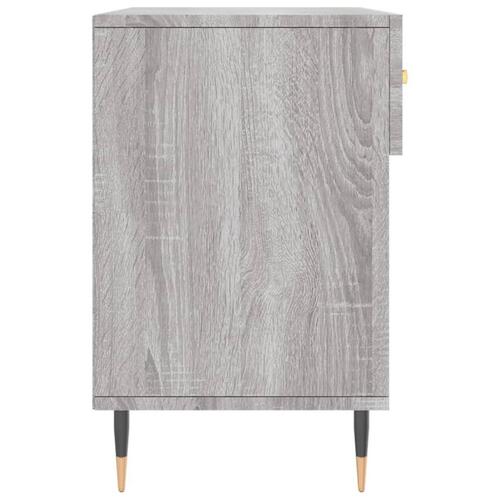 Skobænk 102x35x55 cm konstrueret træ grå sonoma-eg