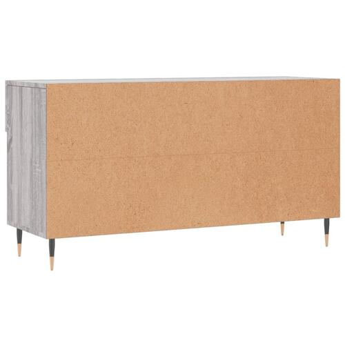 Skobænk 102x35x55 cm konstrueret træ grå sonoma-eg