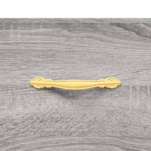 Skobænk 102x35x55 cm konstrueret træ grå sonoma-eg