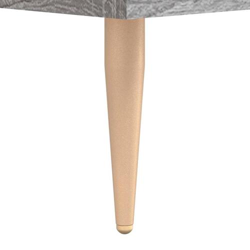 Skobænk 102x35x55 cm konstrueret træ grå sonoma-eg