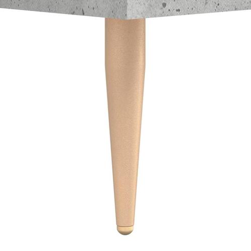 Skobænk 102x35x55 cm konstrueret træ betongrå