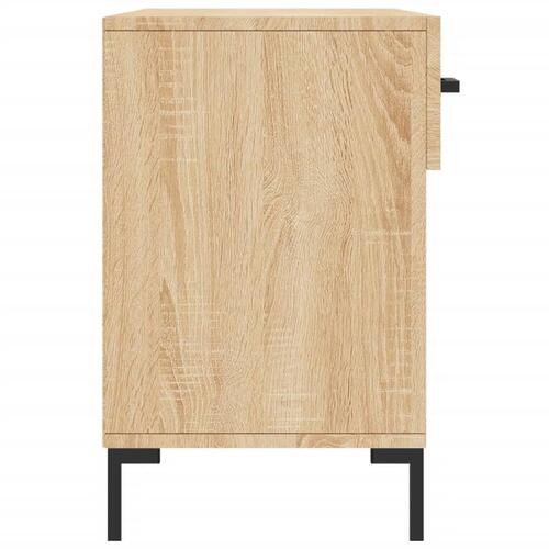 Skobænk 102x35x55 cm konstrueret træ sonoma-eg