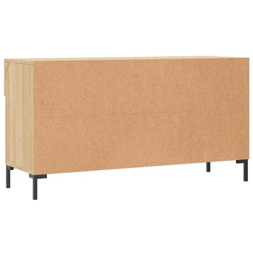 Skobænk 102x35x55 cm konstrueret træ sonoma-eg