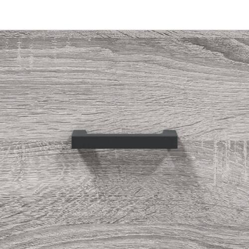 Skobænk 102x35x55 cm konstrueret træ grå sonoma-eg