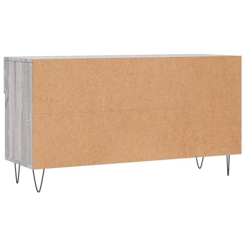 Skobænk 102x35x55 cm konstrueret træ grå sonoma-eg