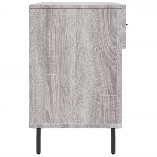 Skobænk 102x35x55 cm konstrueret træ grå sonoma-eg