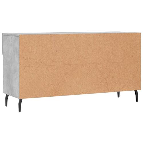 Skobænk 102x35x55 cm konstrueret træ betongrå