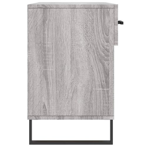 Skobænk 102x35x55 cm konstrueret træ grå sonoma-eg