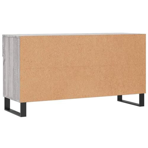 Skobænk 102x35x55 cm konstrueret træ grå sonoma-eg