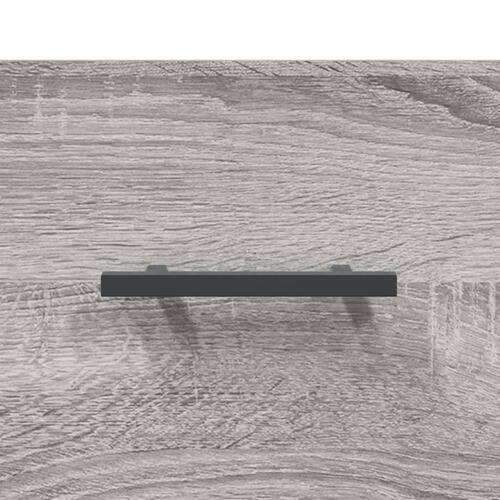 Skobænk 102x35x55 cm konstrueret træ grå sonoma-eg