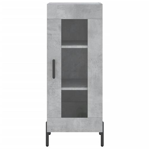 Skænk 34,5x34x90 cm konstrueret træ betongrå