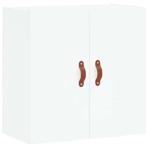 Vægskab 60x31x60 cm konstrueret træ hvid