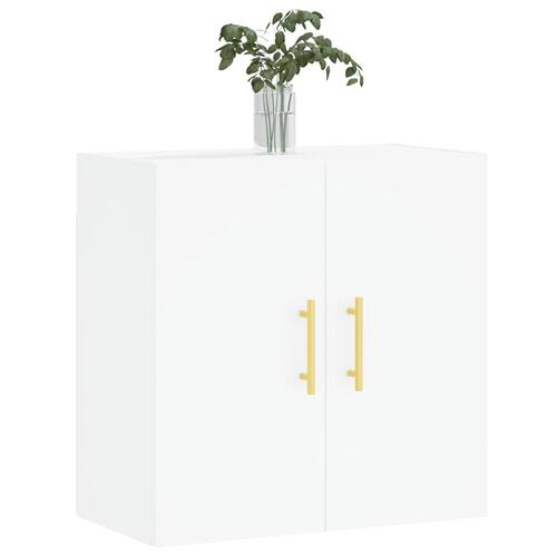 Vægskab 60x31x60 cm konstrueret træ hvid