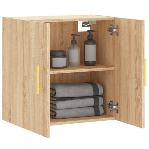 Vægskab 60x31x60 cm konstrueret træ sonoma-eg