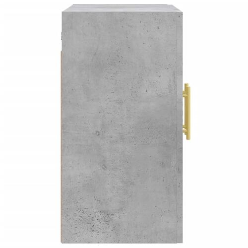 Vægskab 60x31x60 cm konstrueret træ betongrå