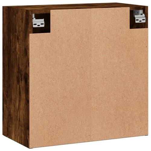 Vægskab 60x31x60 cm konstrueret træ røget egetræsfarve