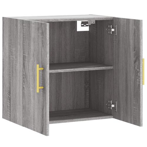 Vægskab 60x31x60 cm konstrueret træ grå sonoma-eg