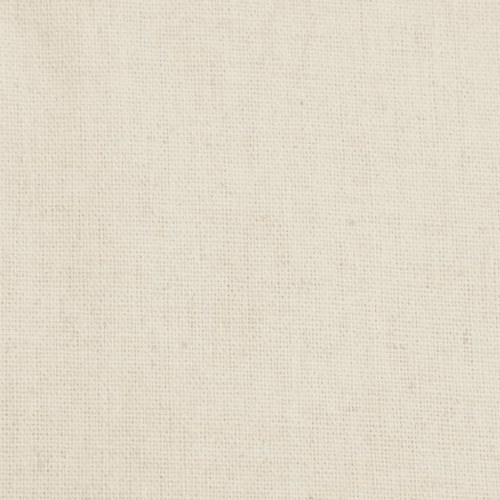 Stol uden armlæn i hørlook med knapryg - beige