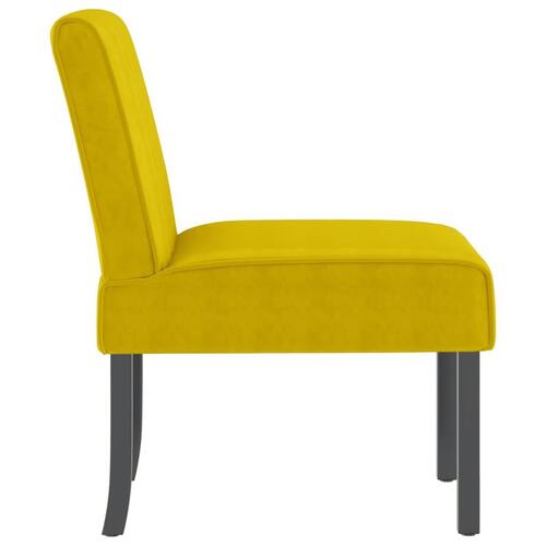 Stol velour gul