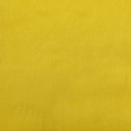 Stol velour gul