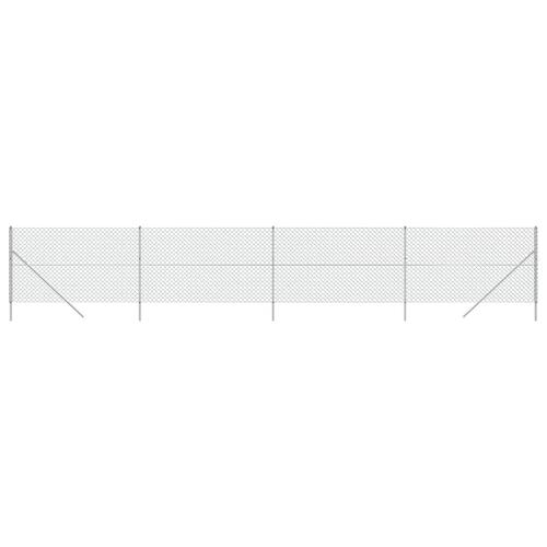 Trådhegn 1,4x10 m sølvfarvet
