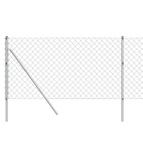 Trådhegn 1x25 m sølvfarvet
