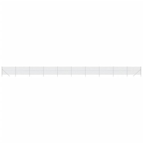 Trådhegn 1,6x25 m sølvfarvet