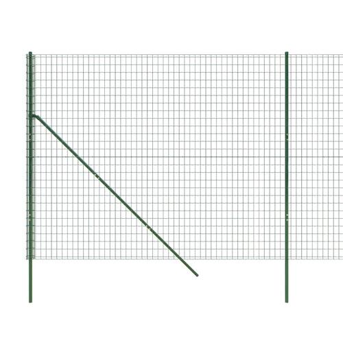 Trådhegn 2x10 m galvaniseret stål grøn
