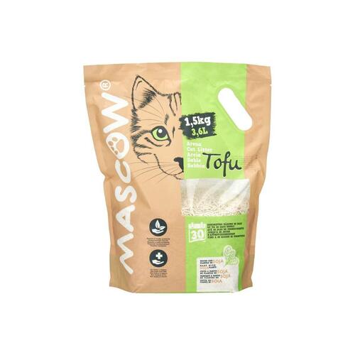 Kattegrus 1,5 Kg Soja Hvid (8 enheder)