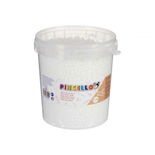 Kunsthåndværk bolde - hvide, 1,4 l (6 stk)