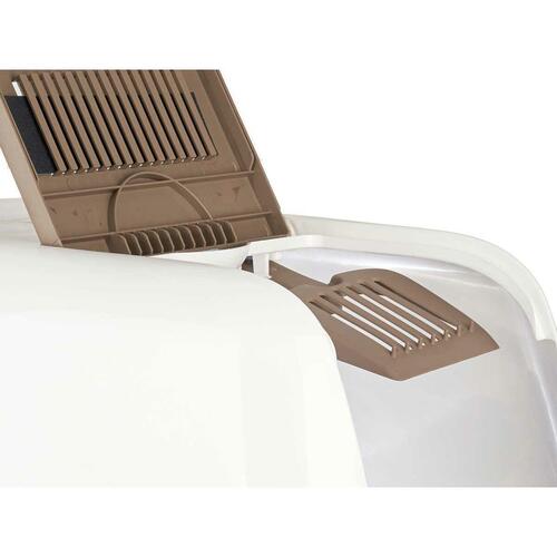 Kattebakke Hvid Beige Plastik 39,7 x 57 x 39 cm (6 enheder)